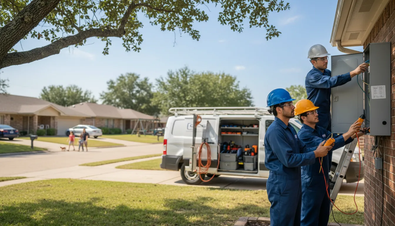 Certified electrician providing emergency electrical services in Henry, VA